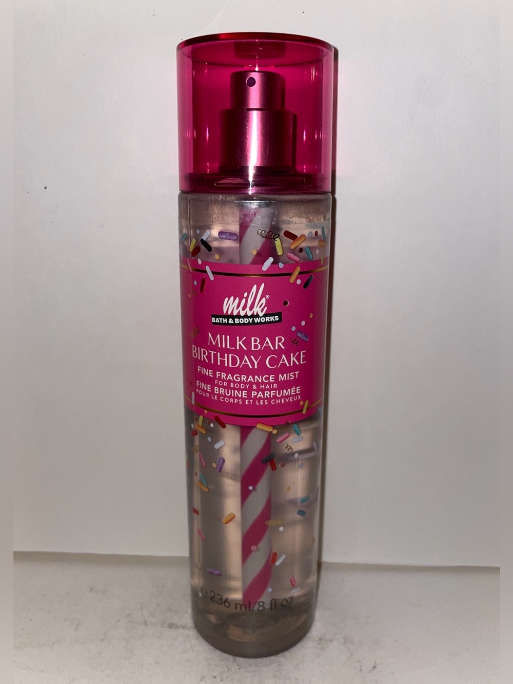 Bath & Body Works Milk Bar Birthday Cake Fragrance Mist 8oz Discontinued New